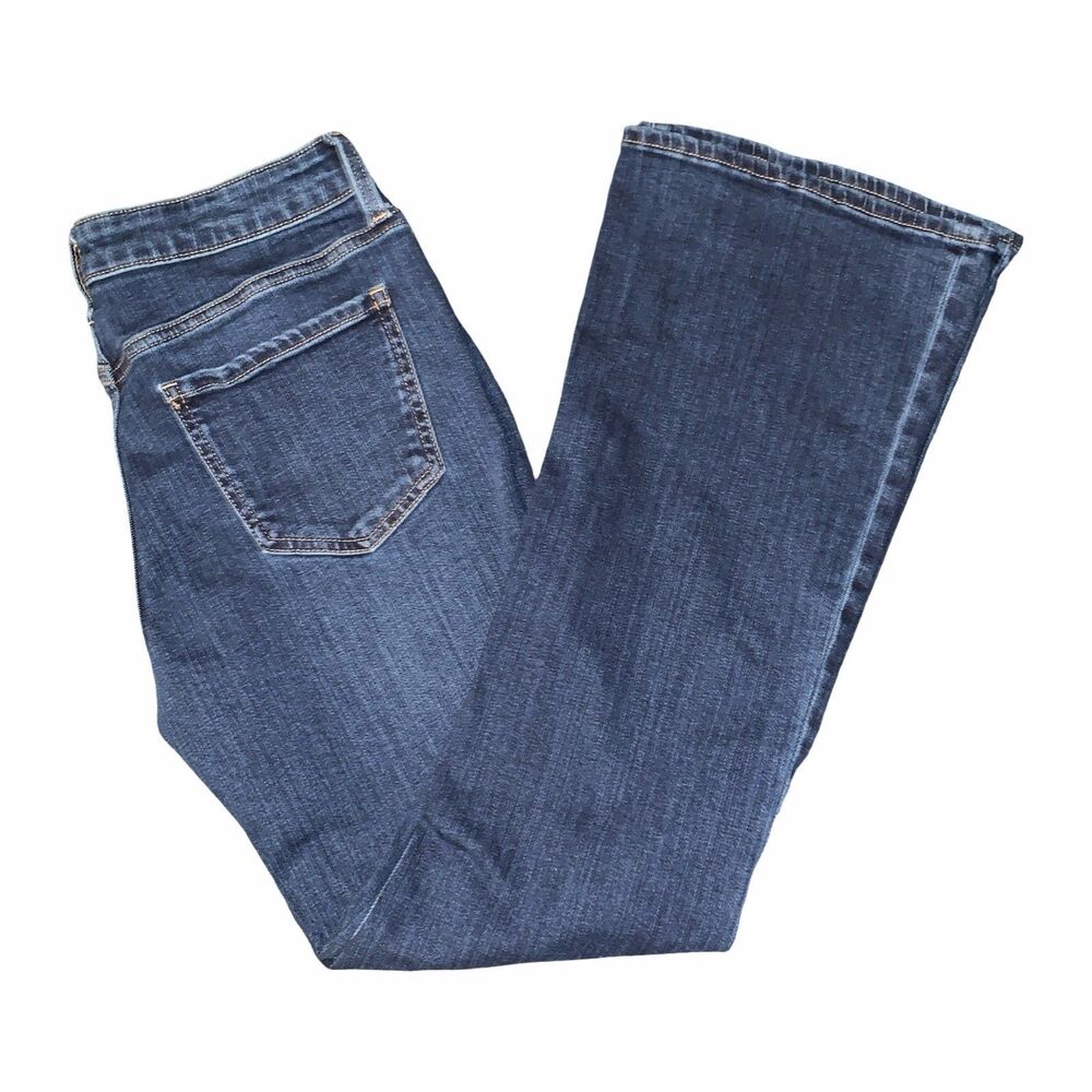 Quince Luna Stretch Flare Jeans Womens size 29 Midnight Blue W/30" Inseam - Picture 2 of 8